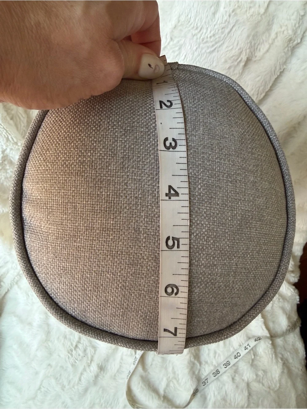 New! Pier 1 Neutral Gray cylinder Pillow Pair - Home Bedding